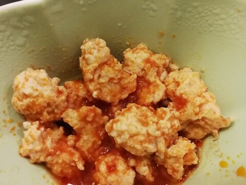 【離乳食後期】鶏だんごのケチャップ煮